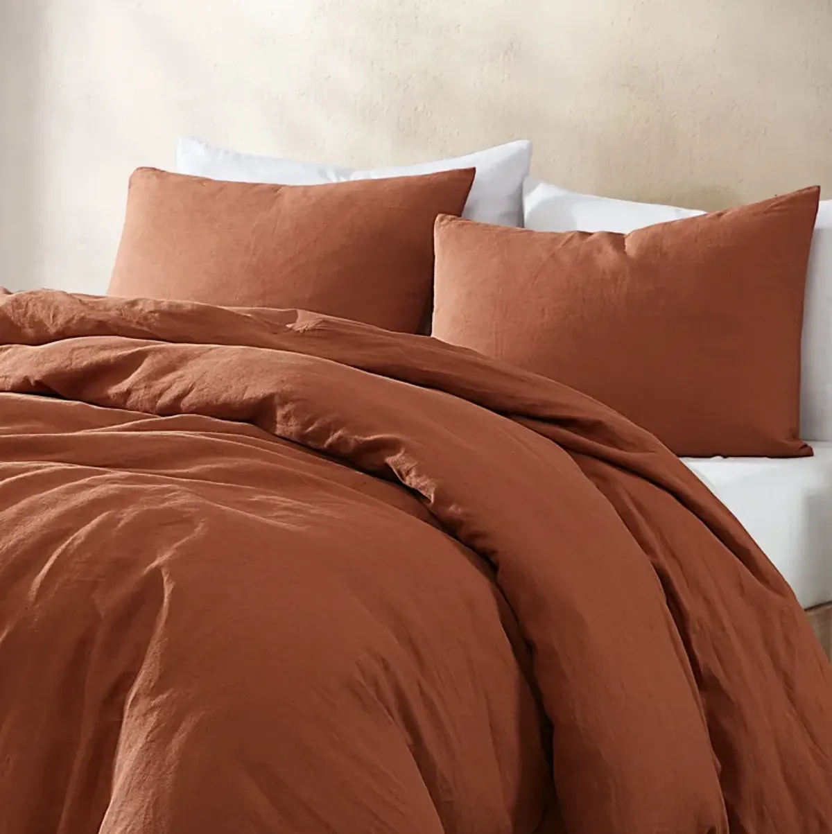 Dublin 3-Piece King Comforter Set - Spice