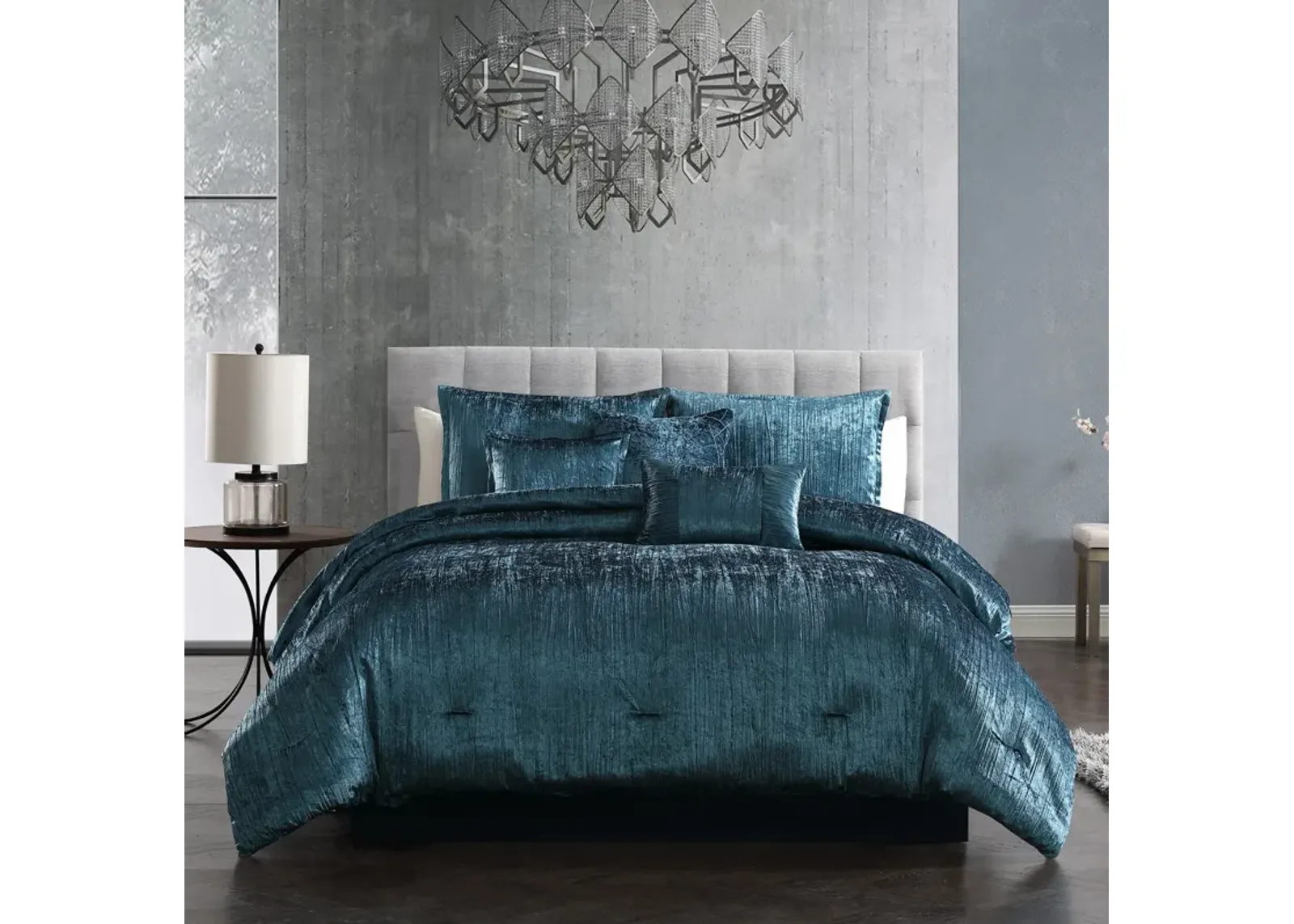 Galway 7-Piece Queen Comforter Set - Blue