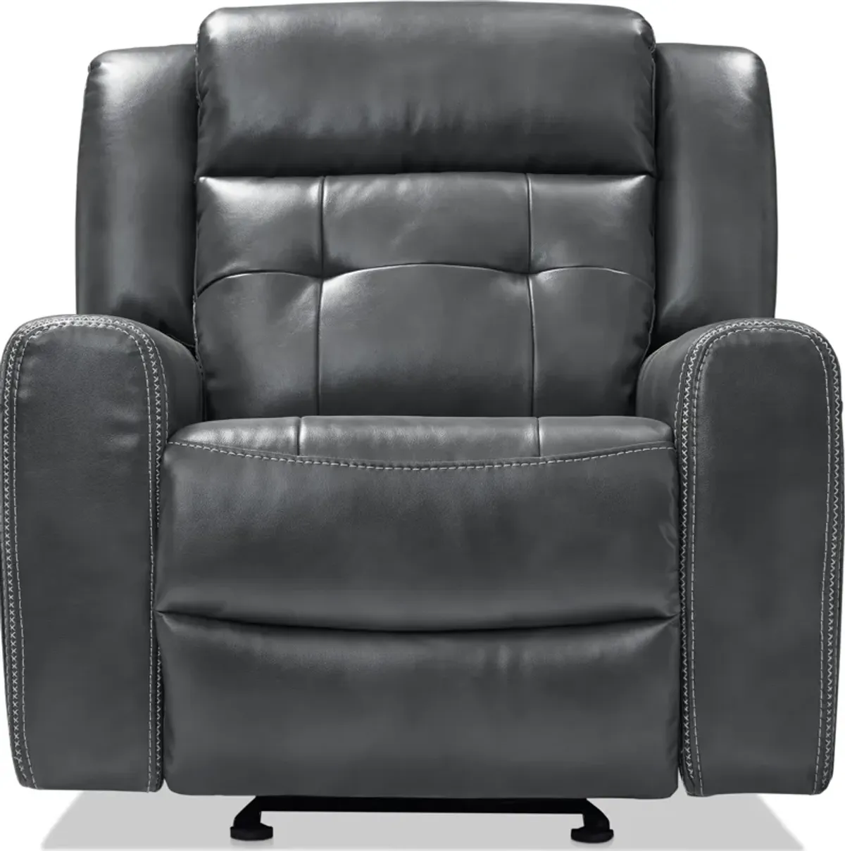 Damen Dual-Power Recliner - Charcoal