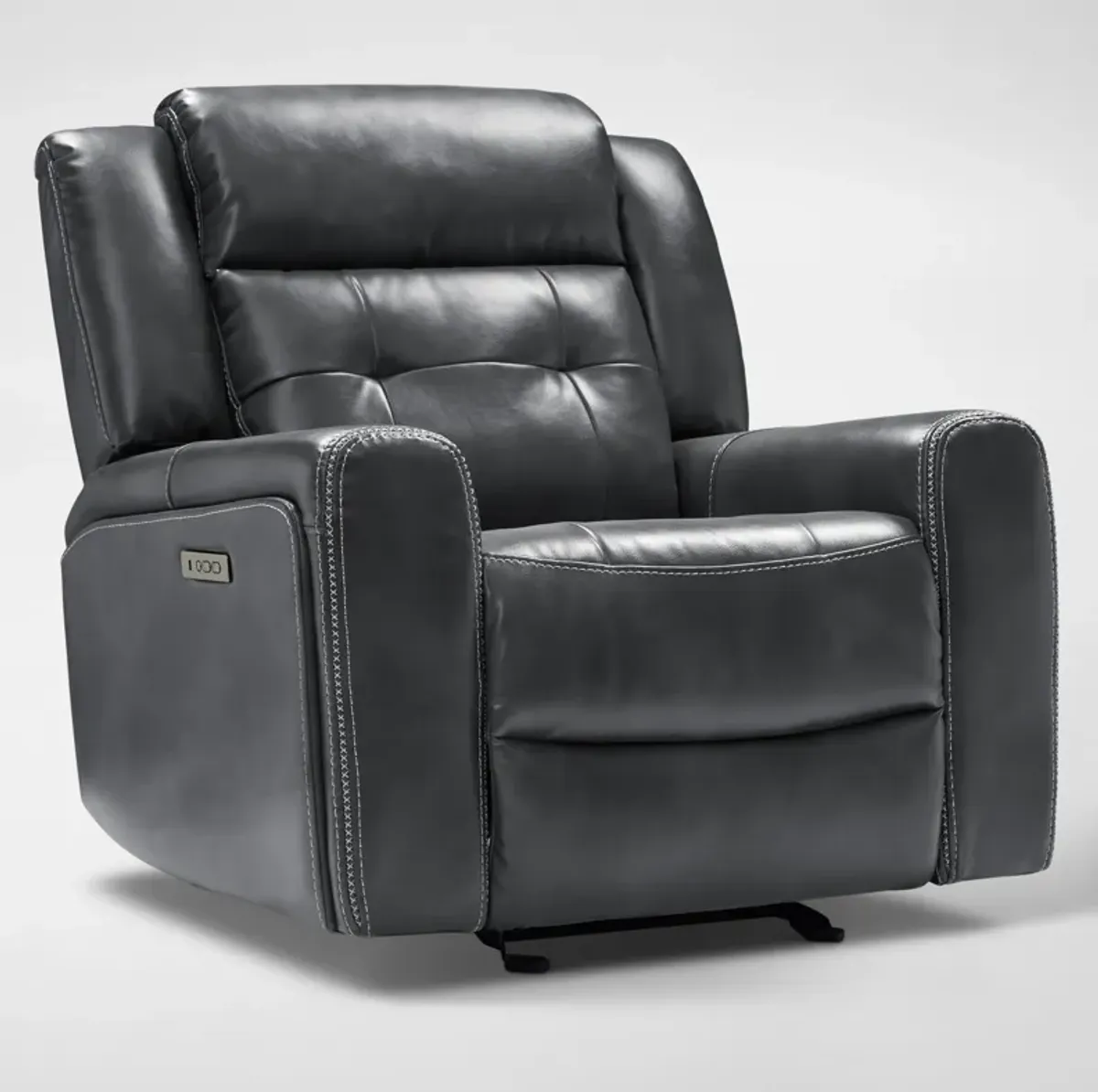 Damen Dual-Power Recliner - Charcoal