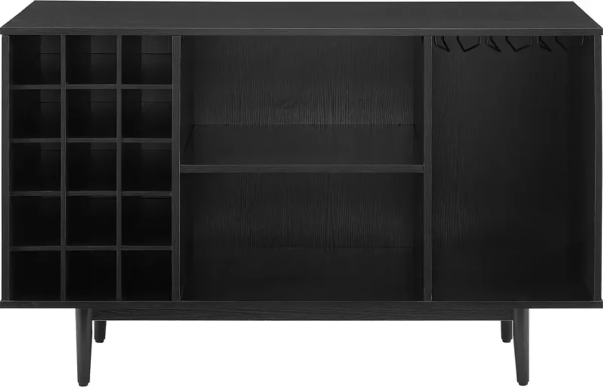 Dennis Wine Storage Sideboard - Black