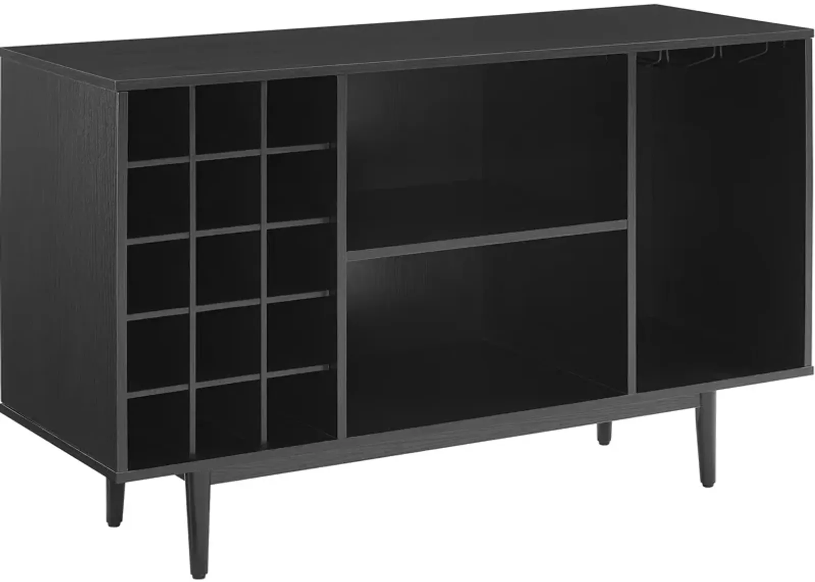 Dennis Wine Storage Sideboard - Black