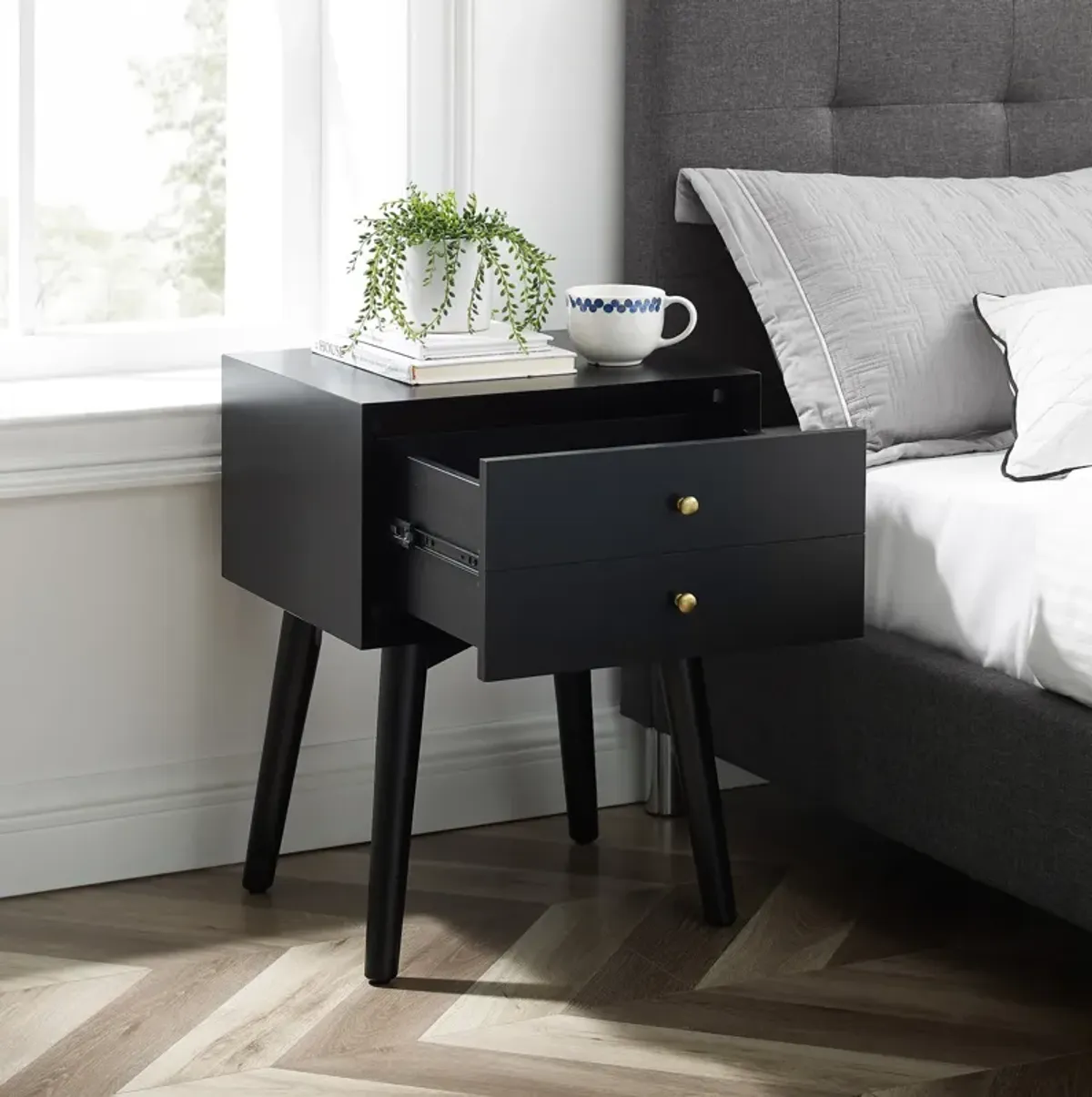 Bruce Nightstand - Black