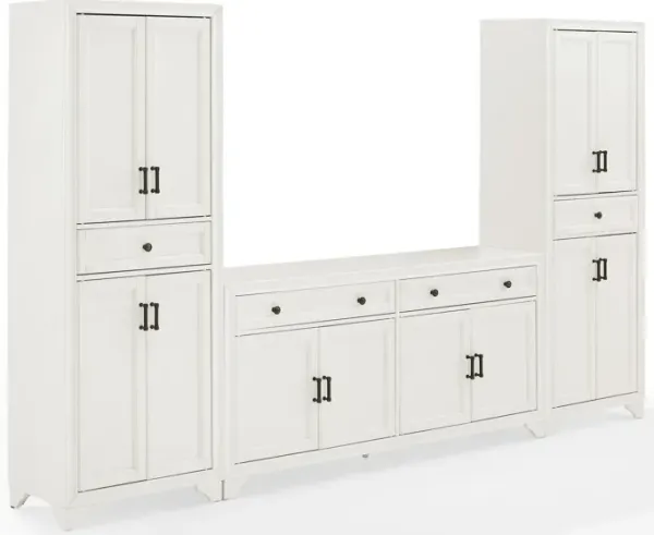 Pierre 3-Piece Storage Set - White
