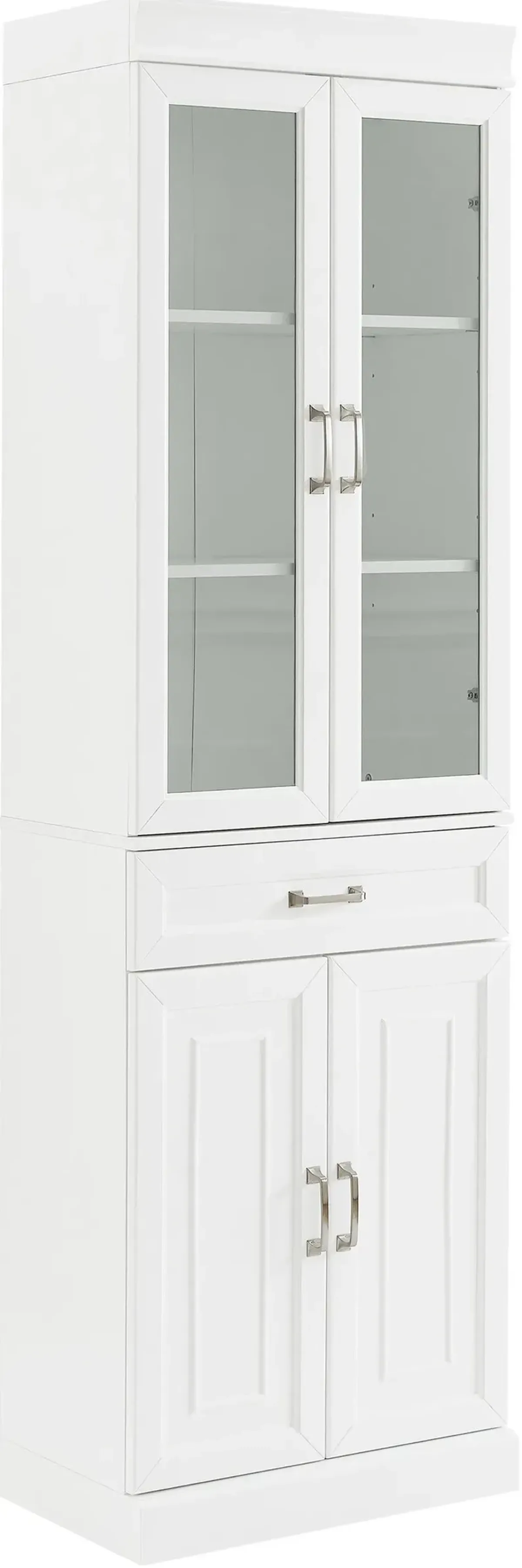 Honnaly Pantry with Glass Doors