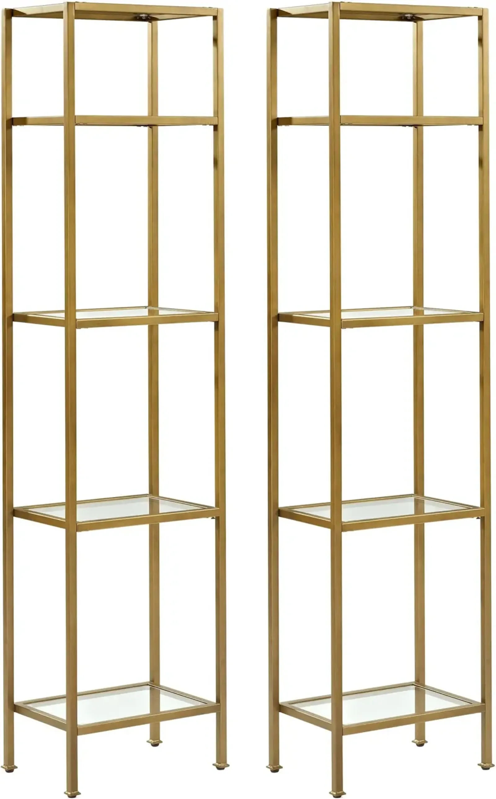 Shea 2-Piece Etagere Set - Gold