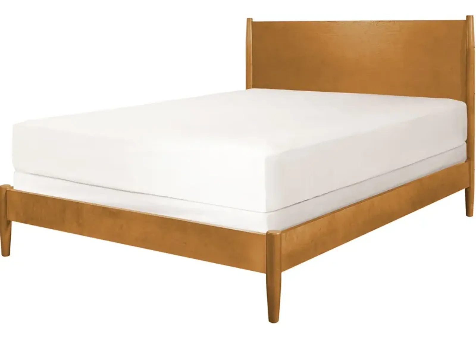 Bruce King Platform Bed - Brown