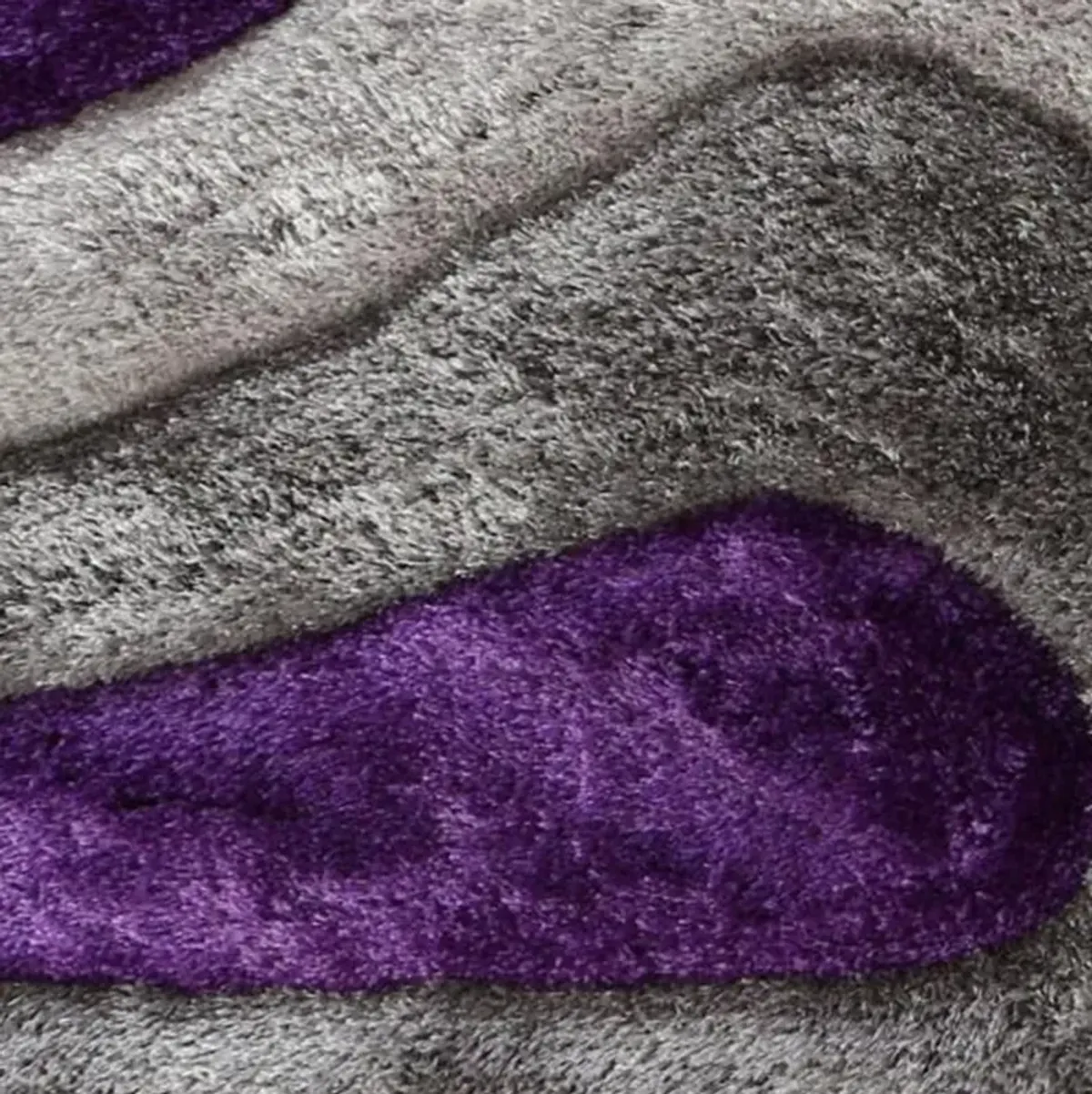 Bayou 5' x 7' Area Rug - Purple/Gray