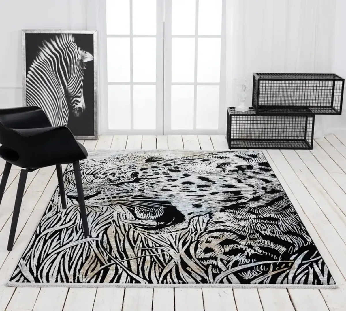 Tiger 5' x 8' Area Rug – Multi