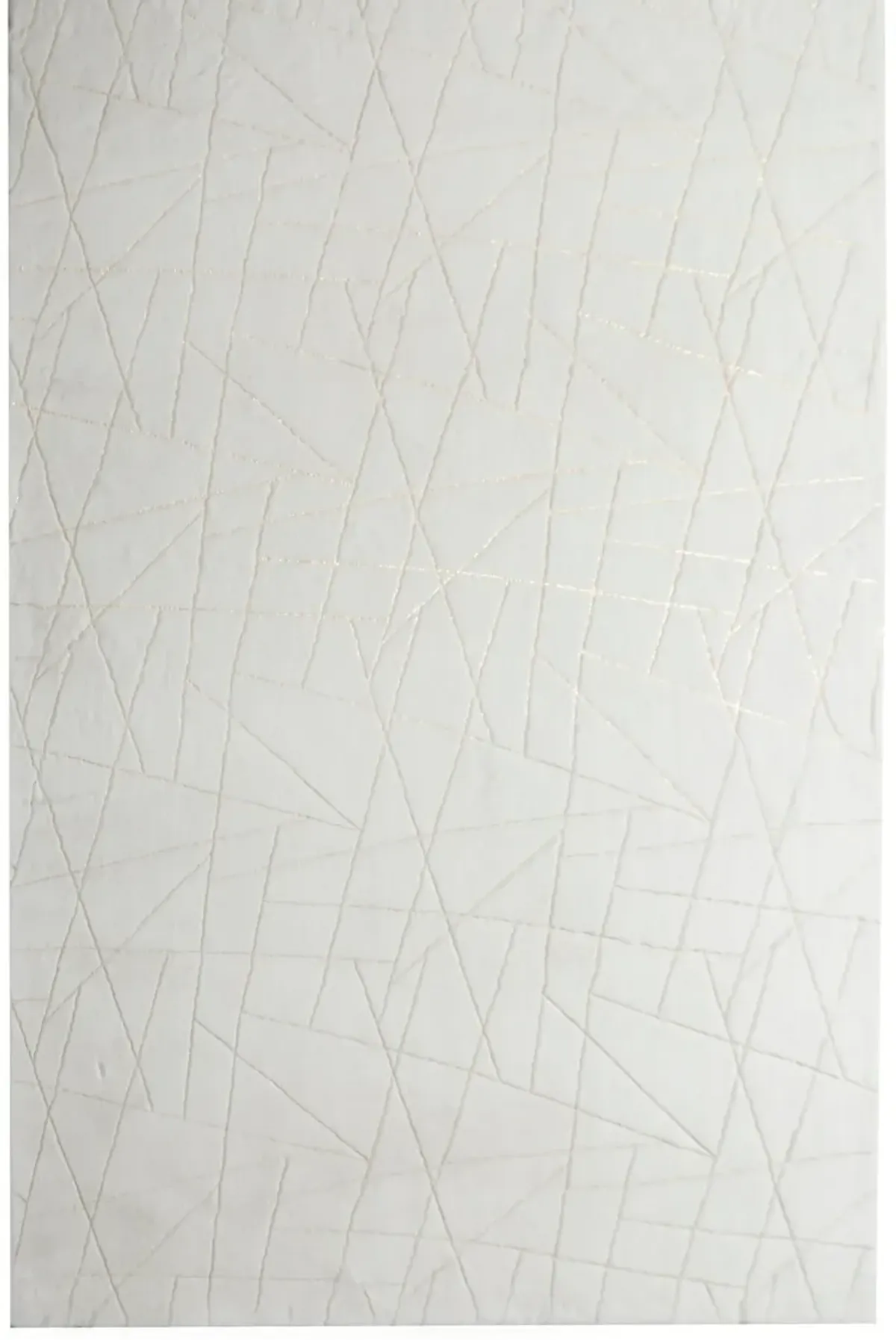 Cole 8' x 10' Area Rug – White/Gold