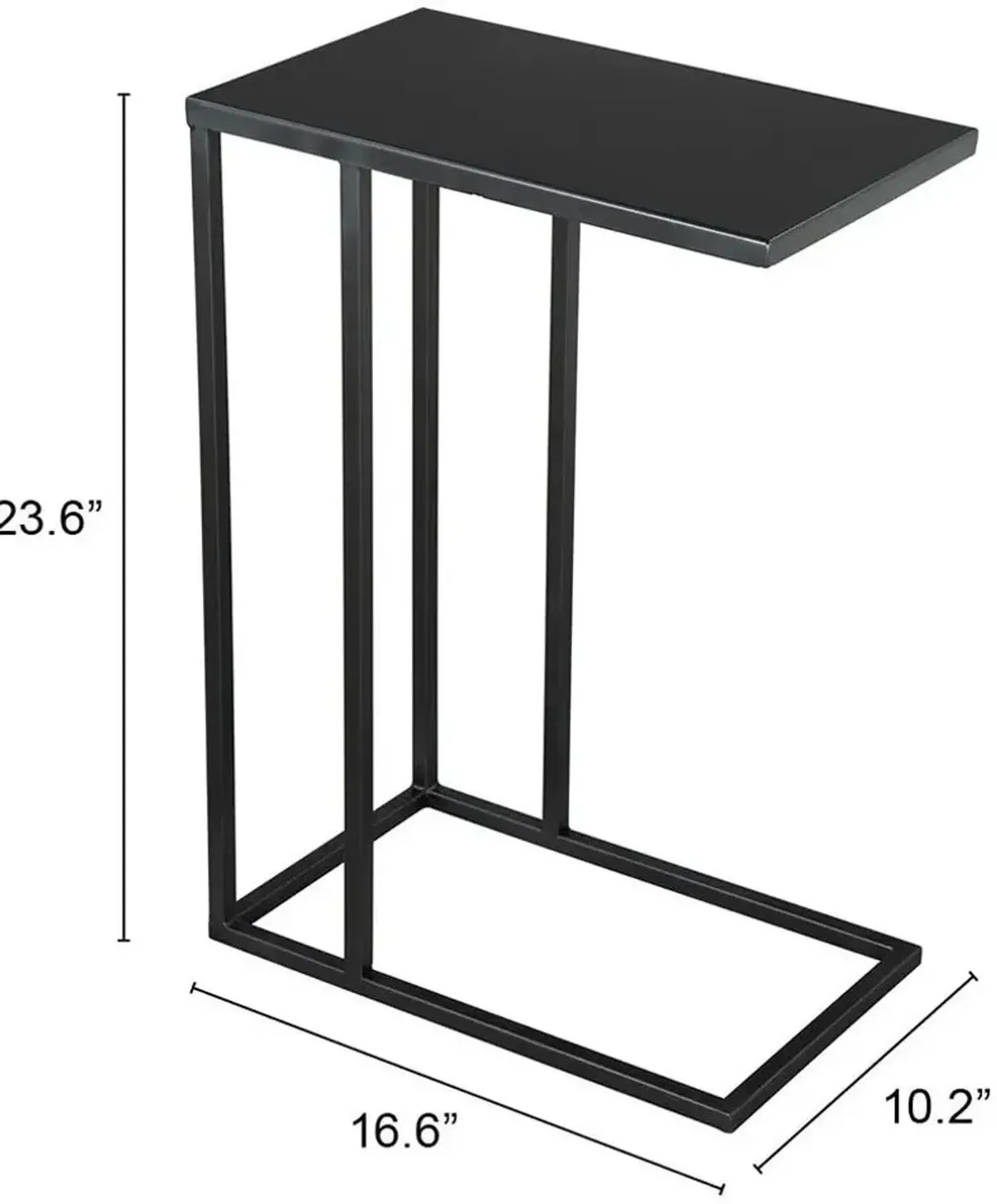 Leary Side Table Black