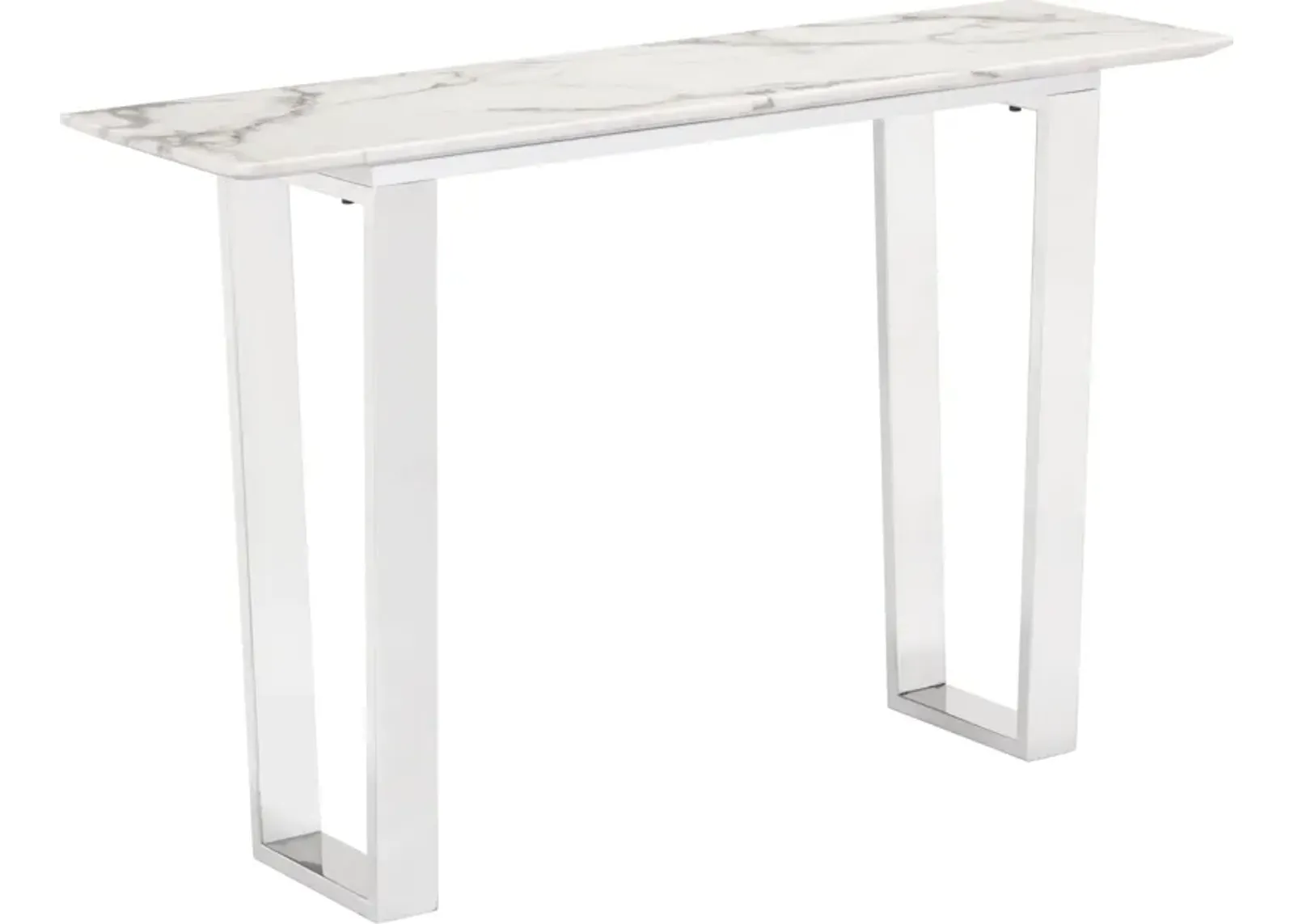 Hammy Console Table - White/Silver