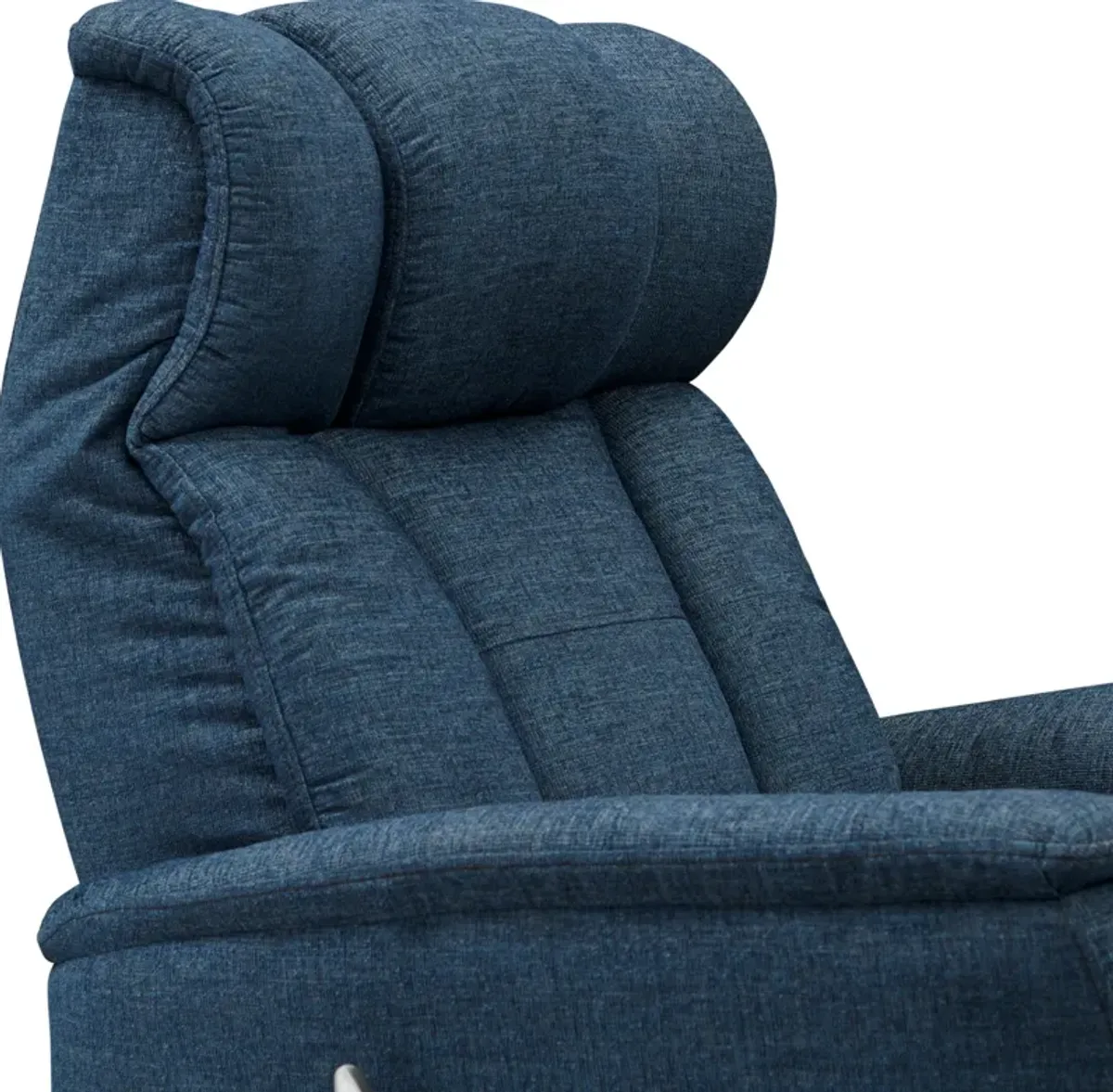 Saxton Swivel Manual Recliner - Blue