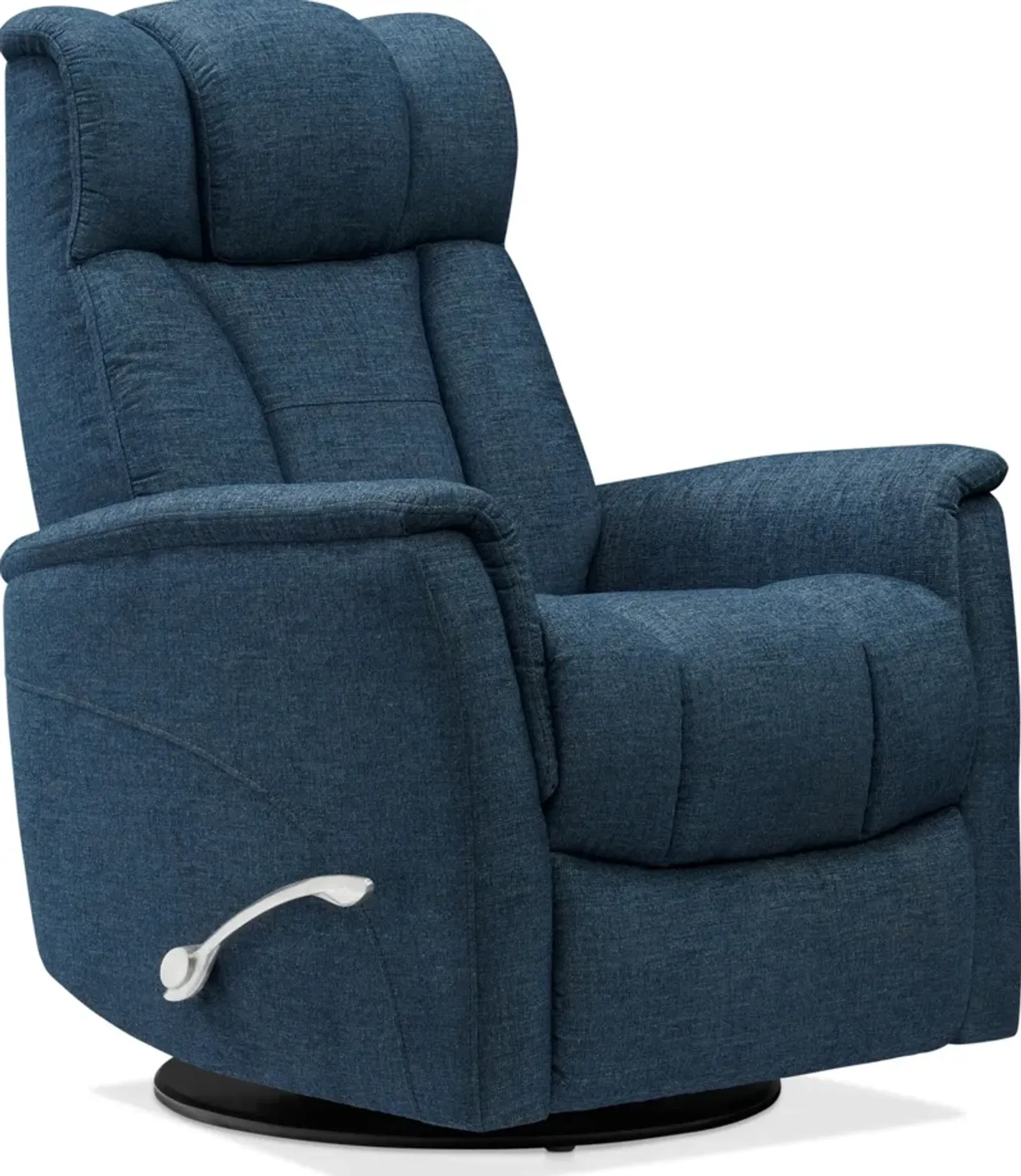 Saxton Swivel Manual Recliner - Blue