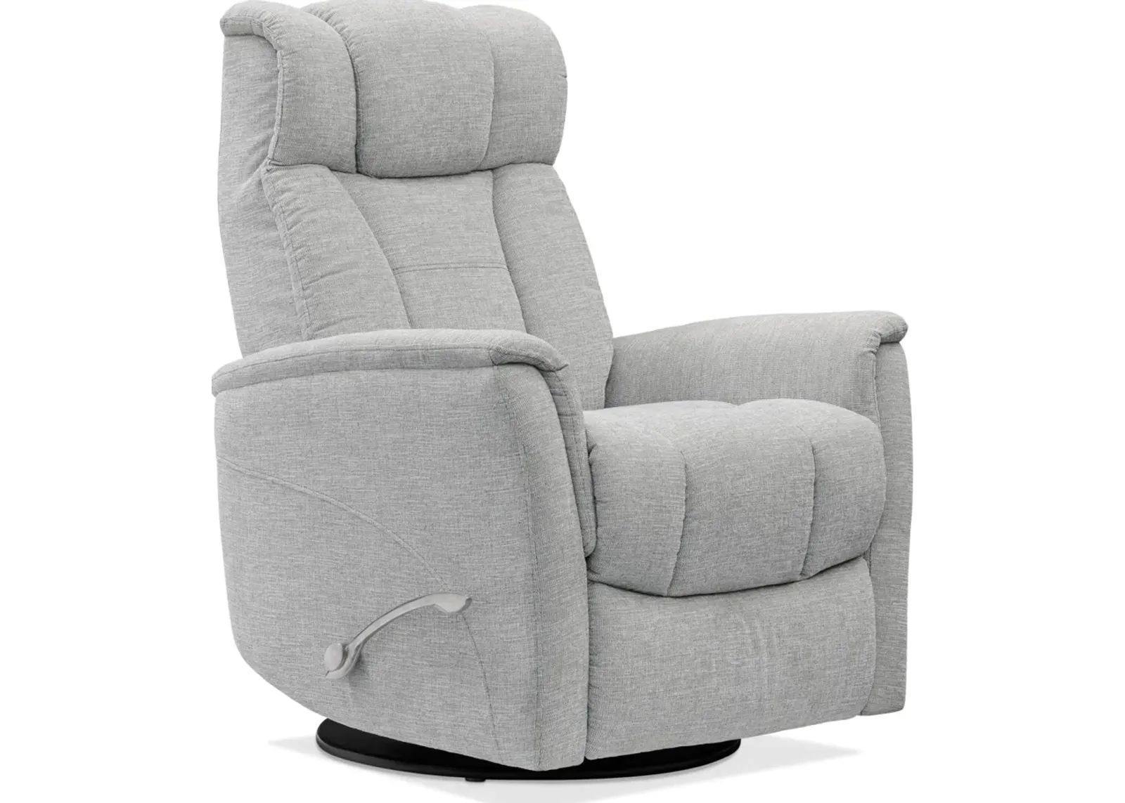 Saxton Swivel Manual Recliner - Gray