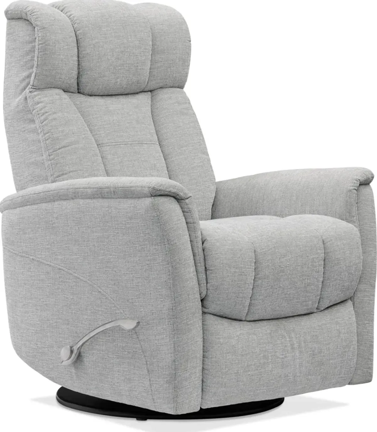 Saxton Swivel Manual Recliner - Gray