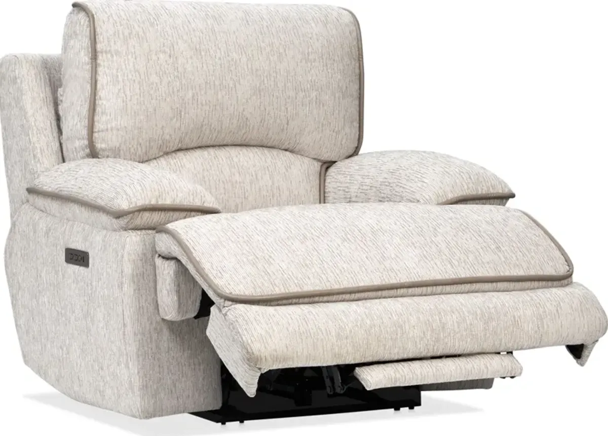 Olsen Dual-Power Recliner - Dove