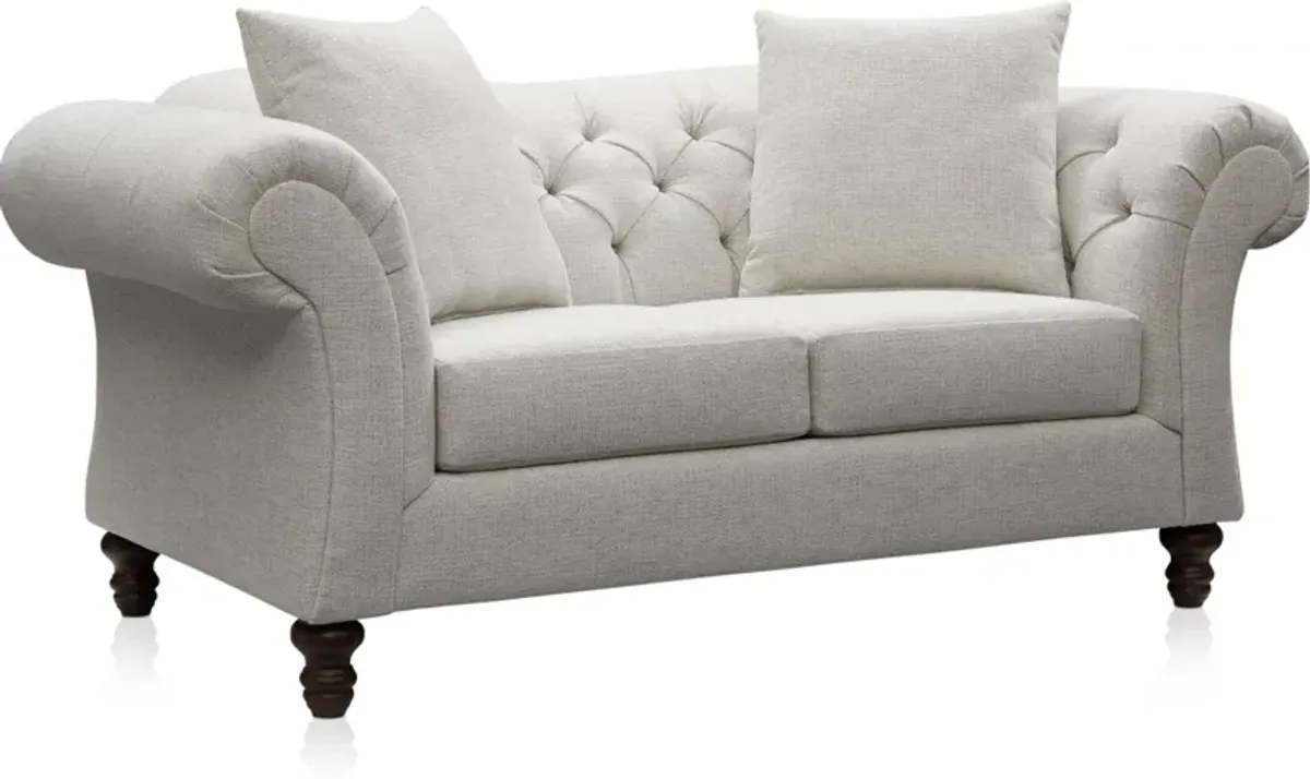 Leah Sofa and Loveseat Set - Sand