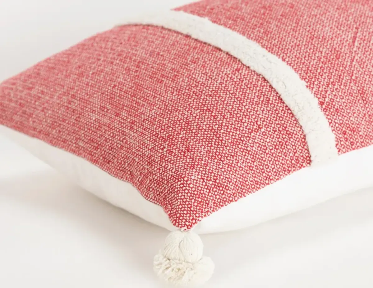 Kenia 14" X 26" Pillow - Red