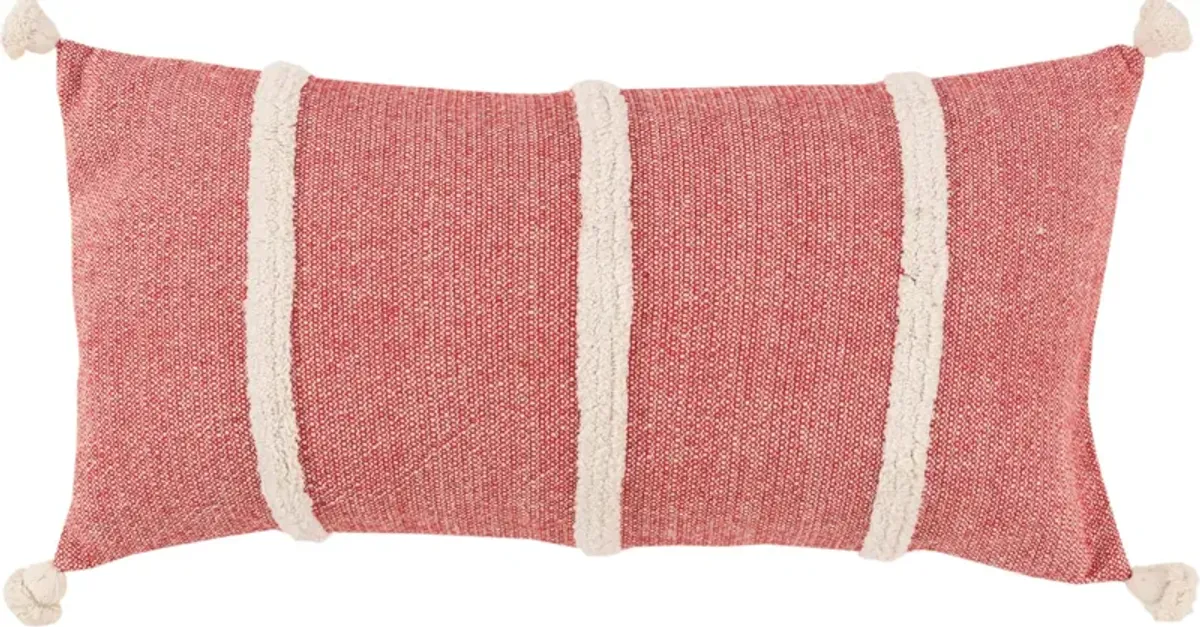 Kenia 14" X 26" Pillow - Red