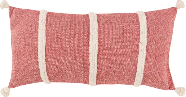 Kenia 14" X 26" Pillow - Red