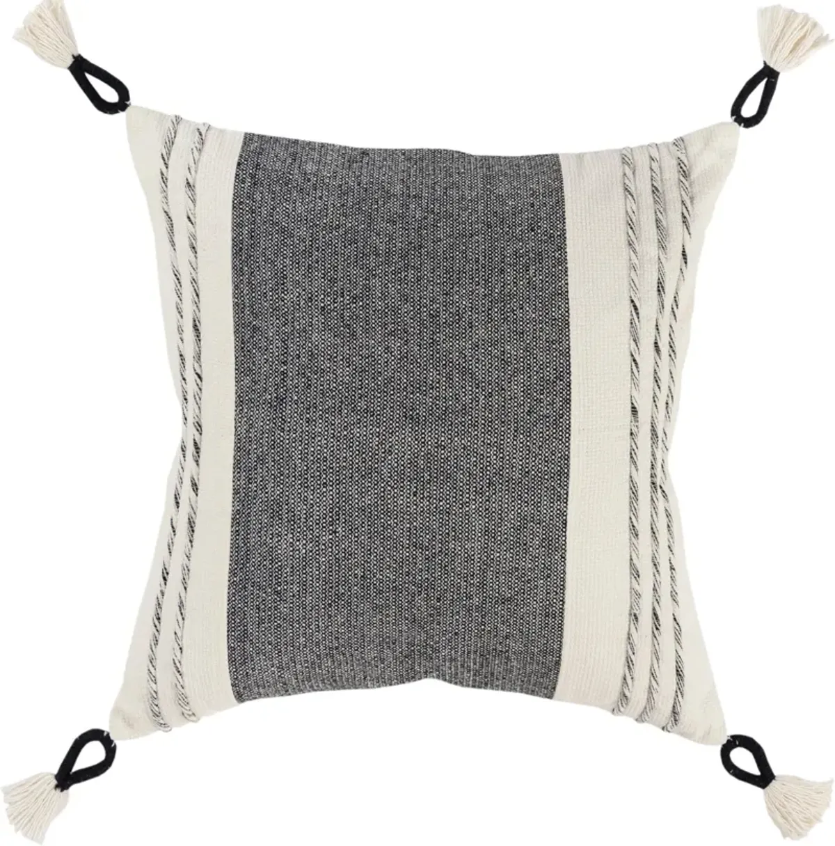 Amarah 20" X 20" Pillow - Black