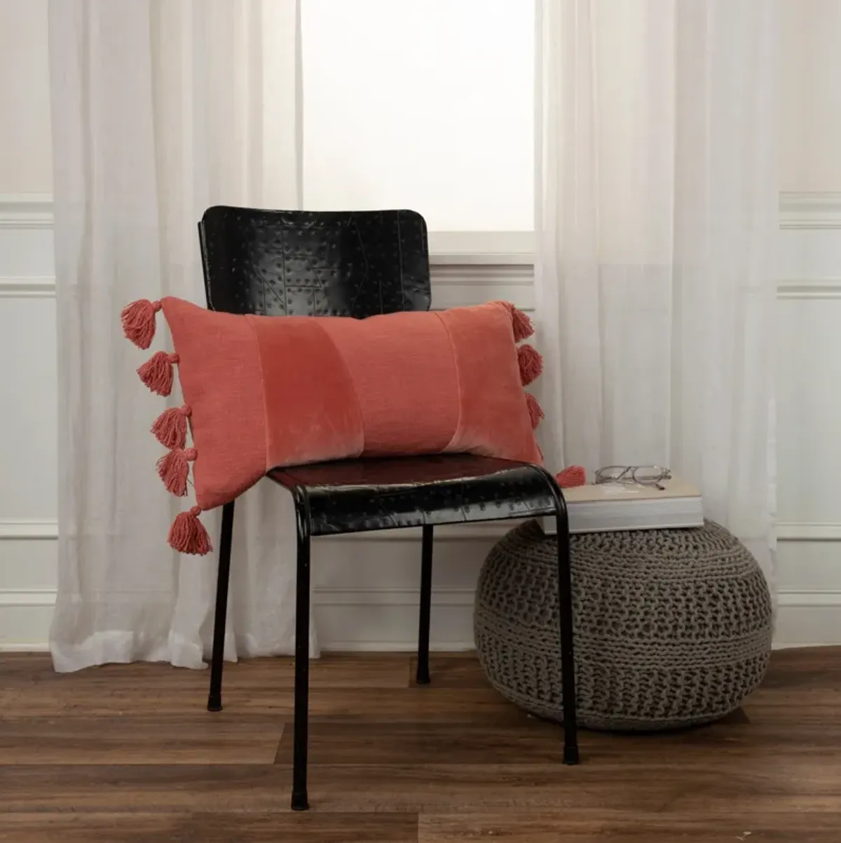 Annabelle 14" X 26" Pillow - Terracotta