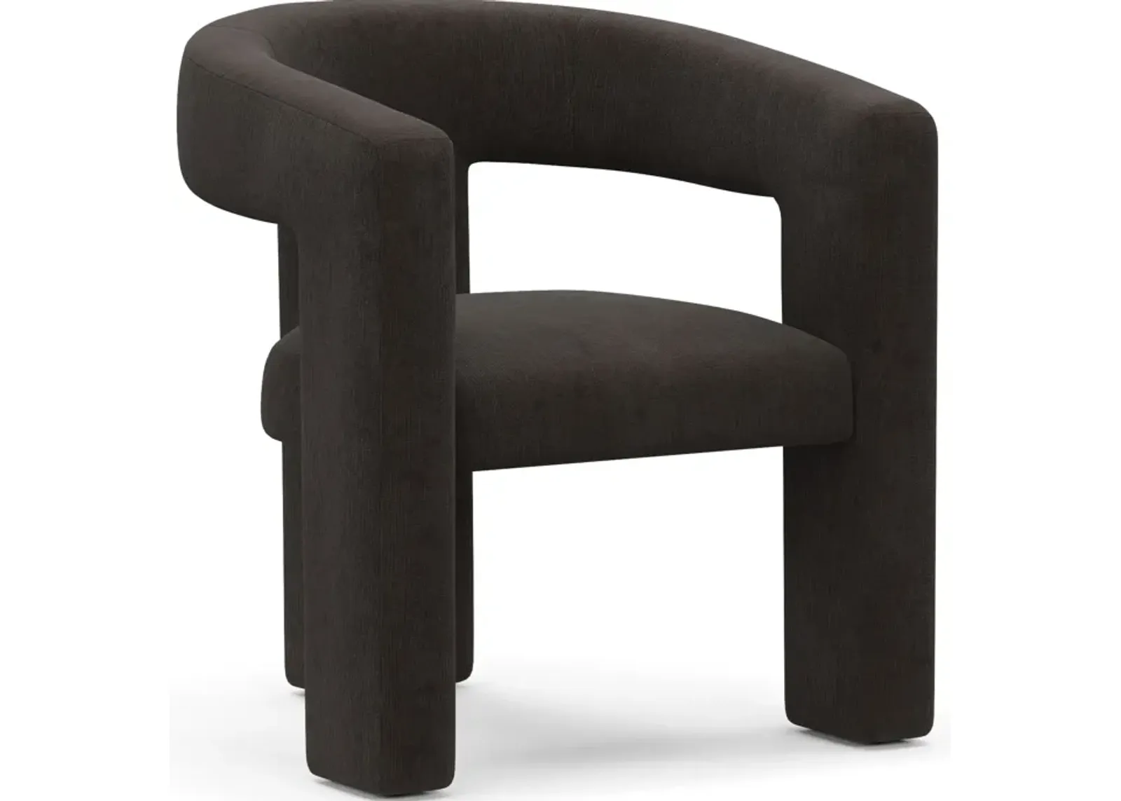 Rooney Accent Chair - Dark Brown