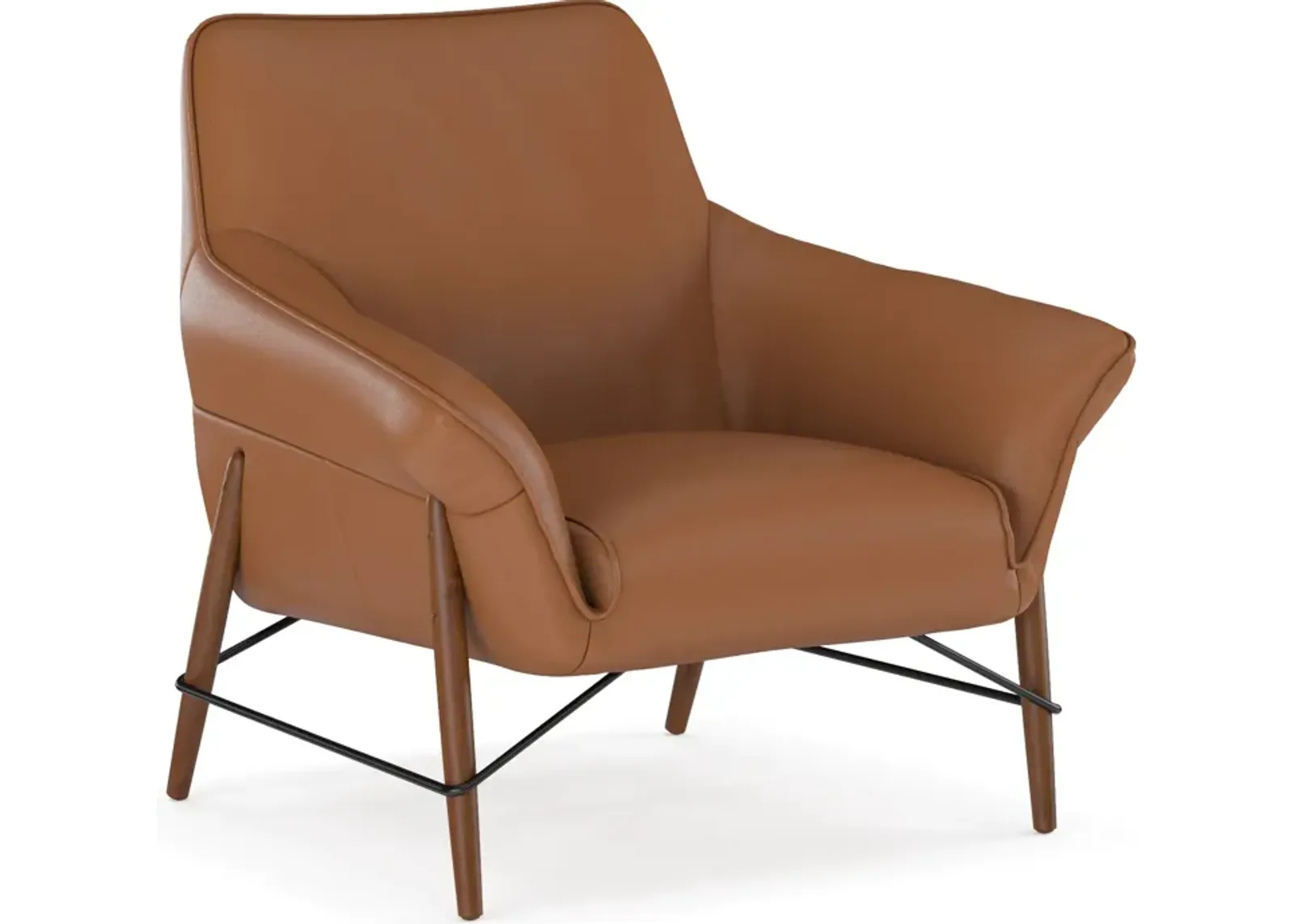 Fritz Accent Chair - Saddle