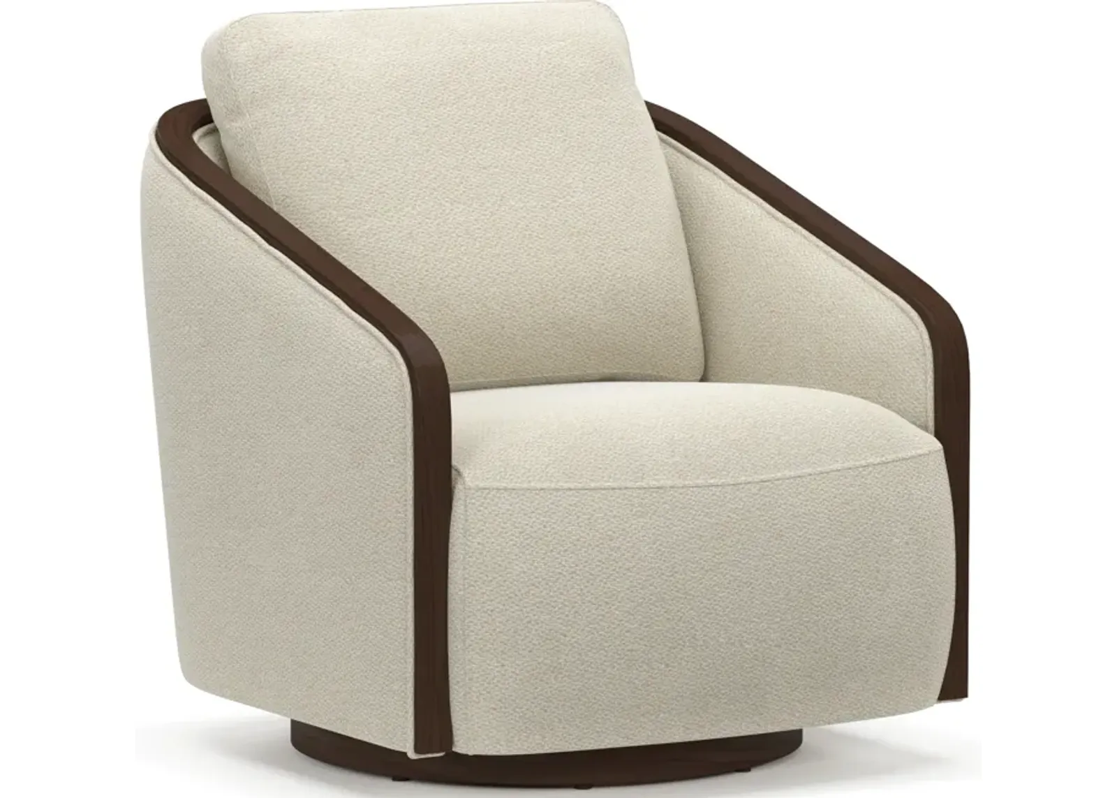 Pryer Swivel Accent Chair - Natural