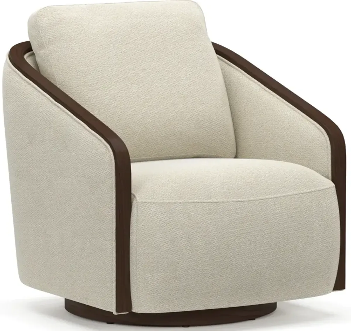 Pryer Swivel Accent Chair - Natural