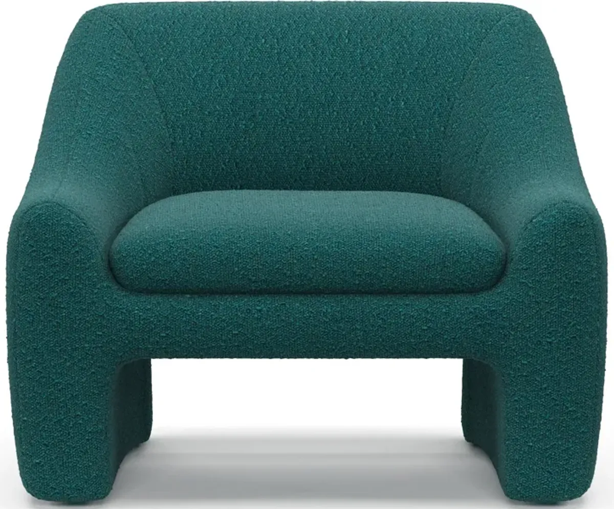 Mio Accent Chair - Peacock