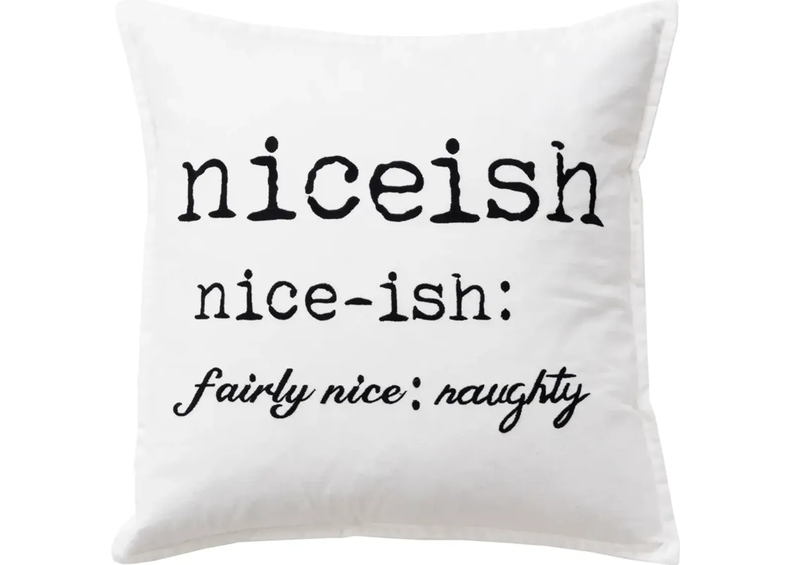 Niceish 20"x20" Pillow