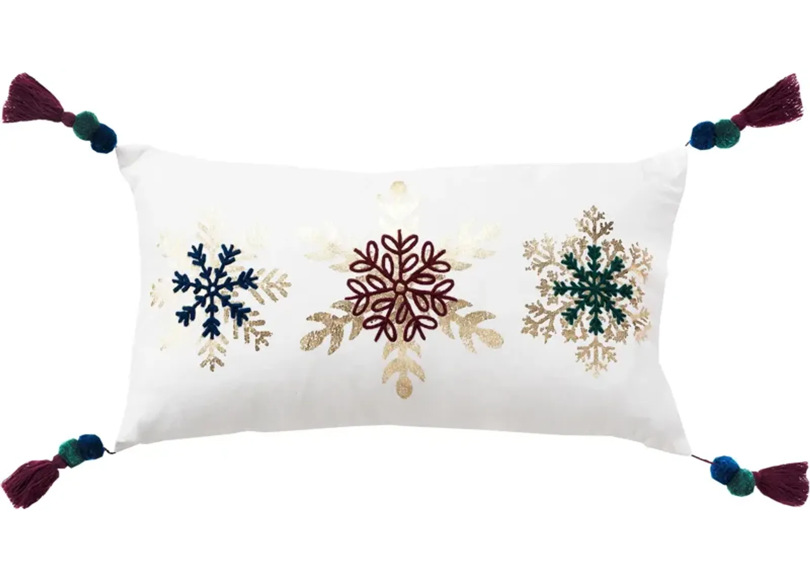 Snowflakes 14"x26" Pillow