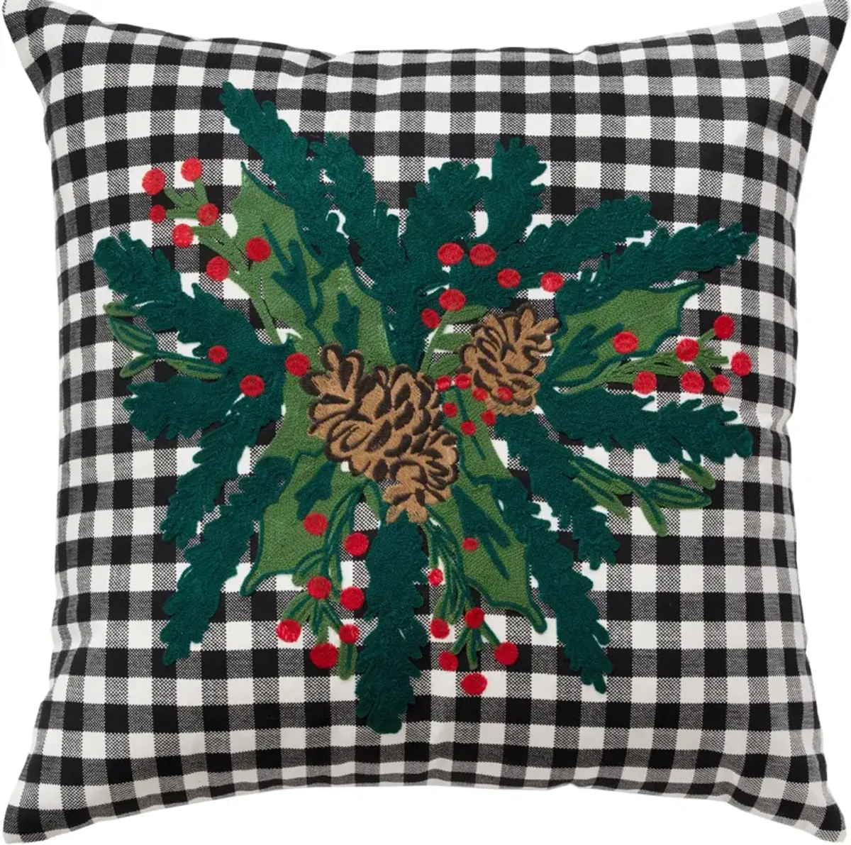 Pine and Holly 20"x20" Pillow