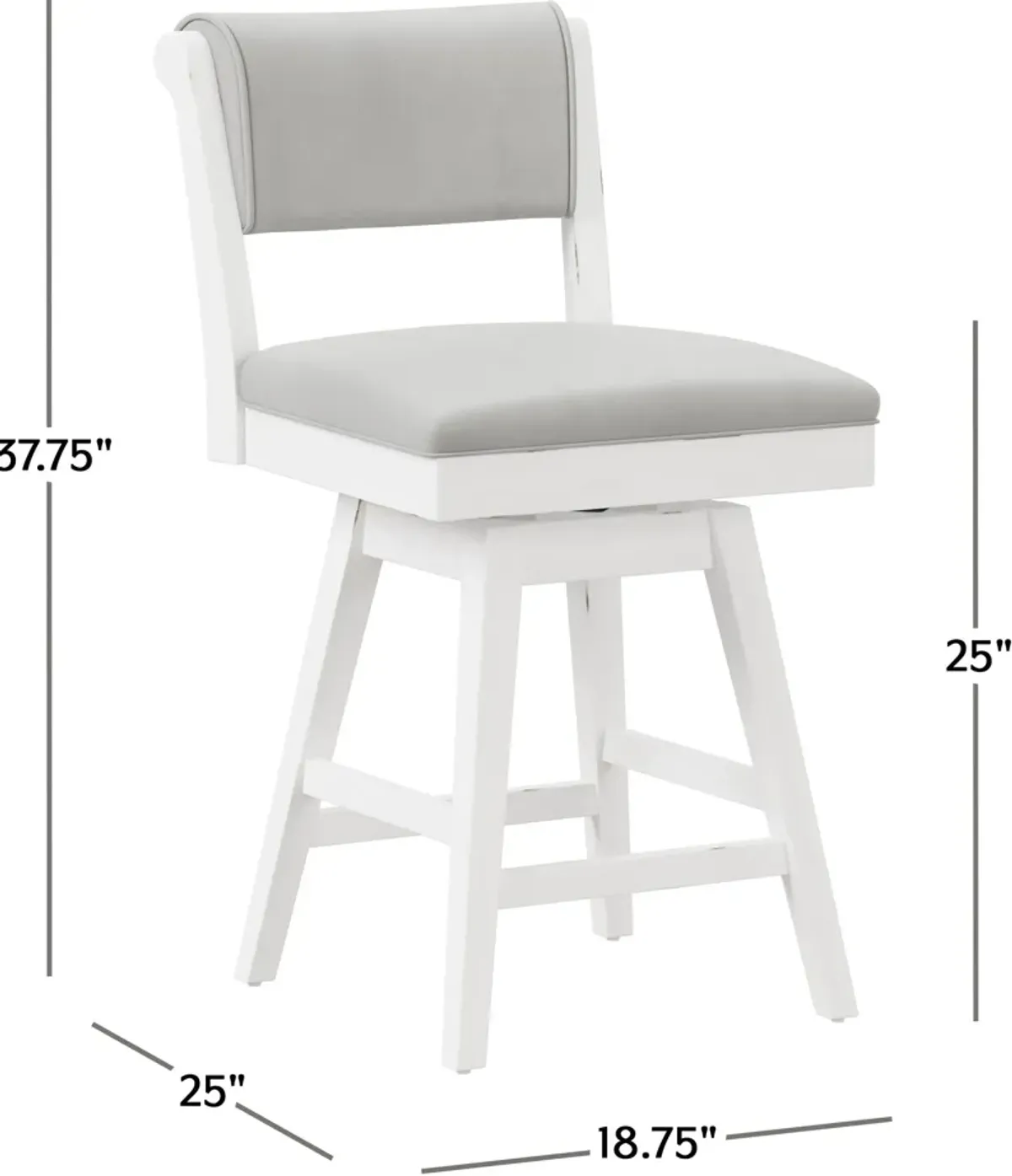 Berea Swivel Counter-Height Stool