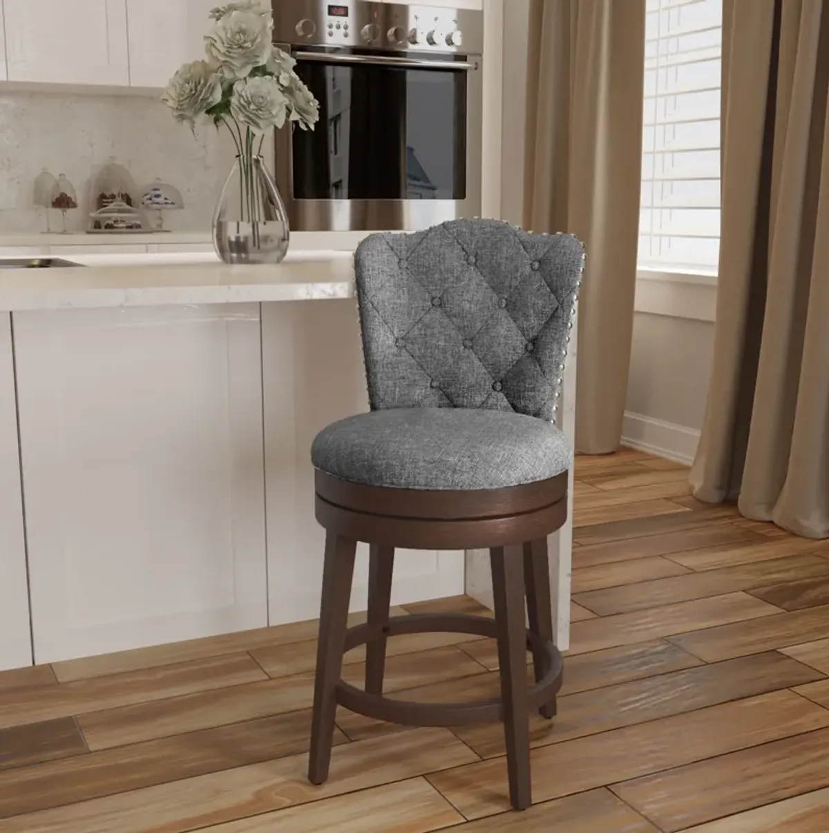 Naples Swivel Counter-Height Stool