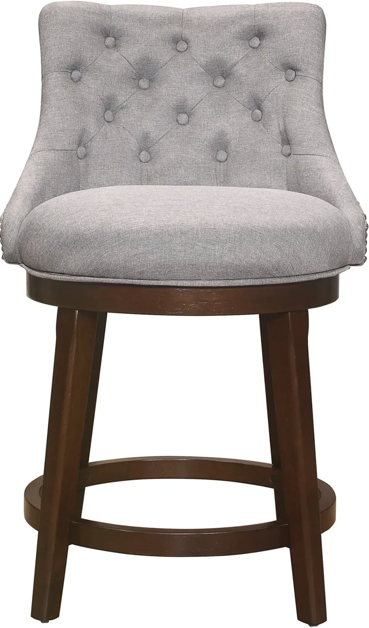 Rickton Swivel Counter-Height Stool - Gray