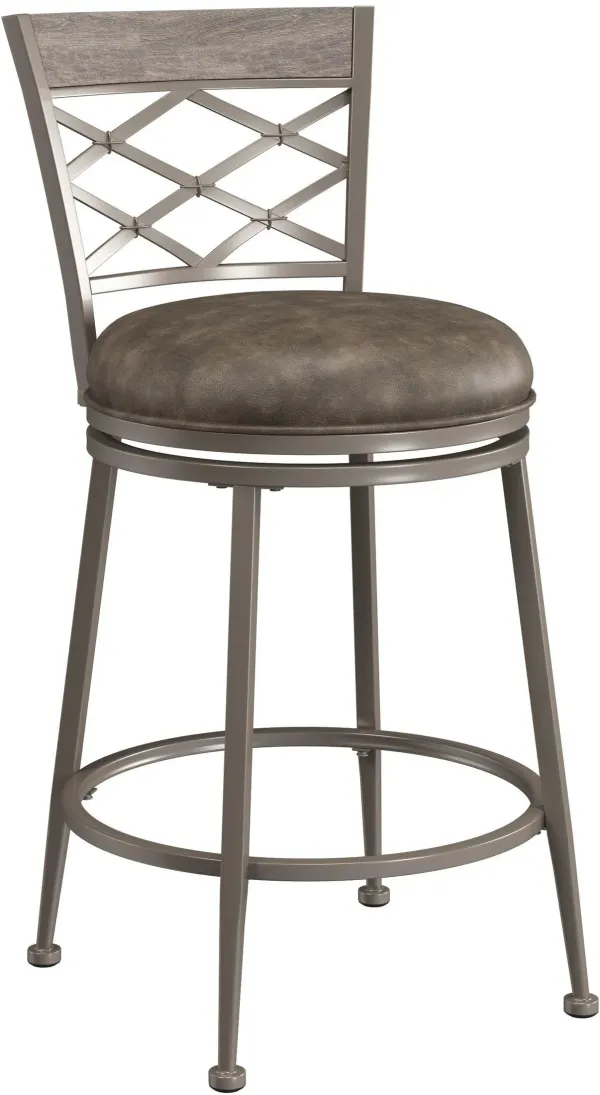 Crisley Swivel Counter-Height Stool