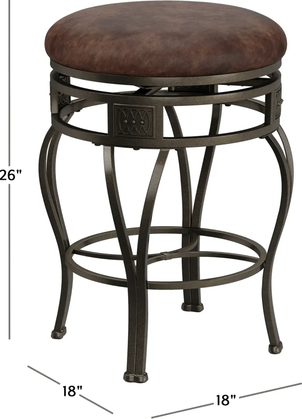 Susan Swivel Counter-Height Stool