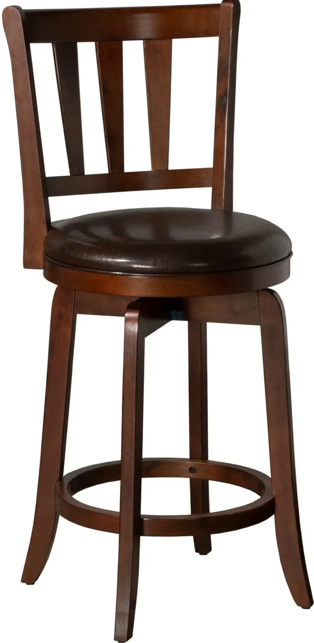 Berger Swivel Counter-Height Stool - Brown