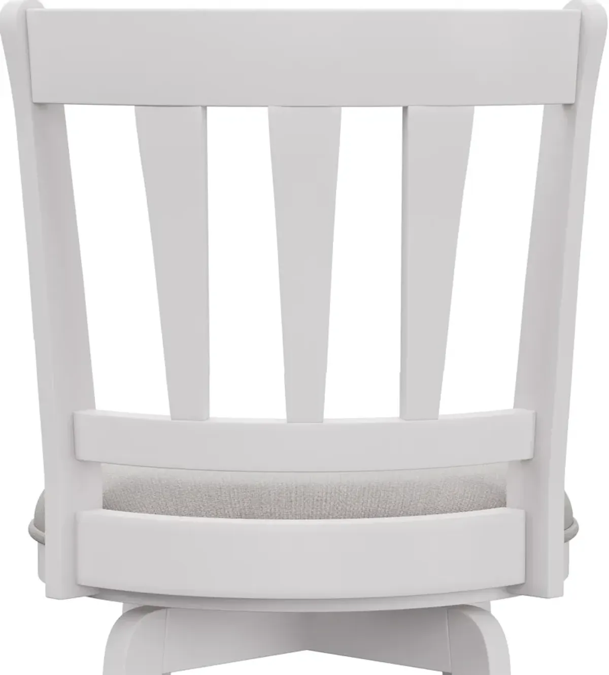 Berger Swivel Counter-Height Stool - White