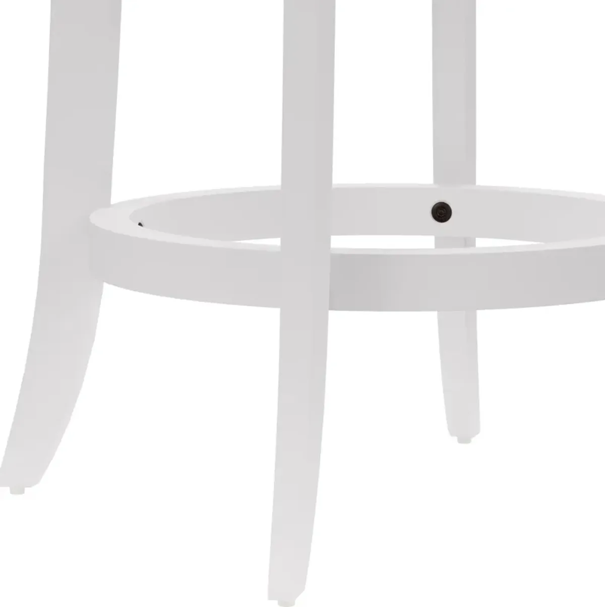 Berger Swivel Counter-Height Stool - White