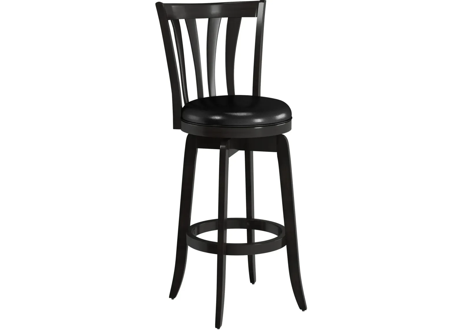 Roberta Swivel Bar Stool - Black