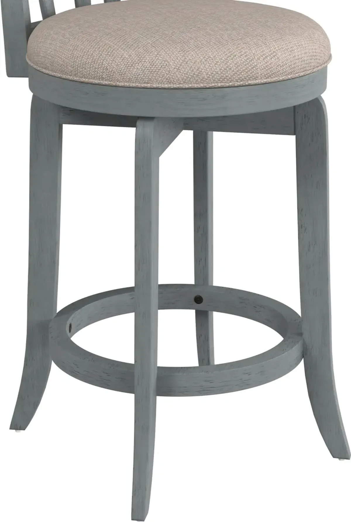 Roberta Swivel Counter-Height Stool - Blue