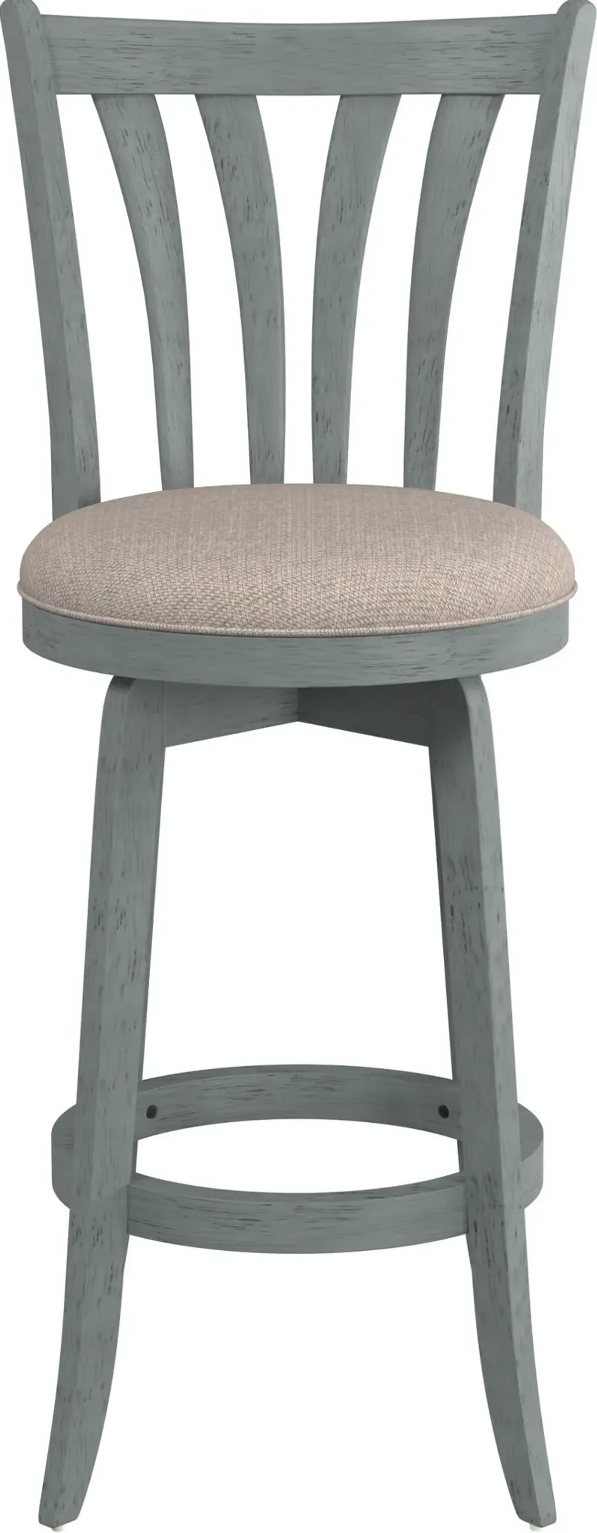 Roberta Swivel Bar Stool-  Blue