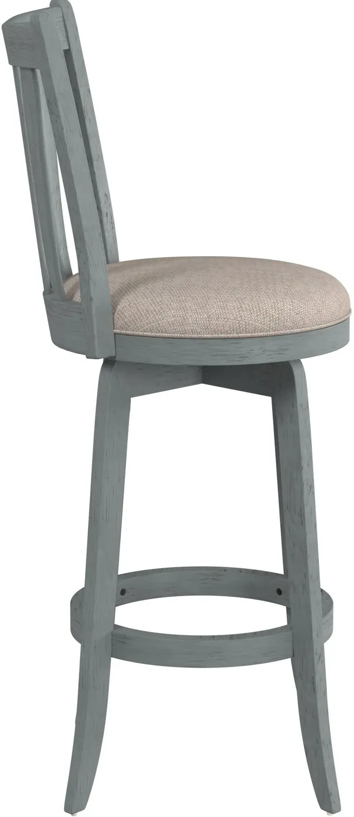 Roberta Swivel Bar Stool-  Blue