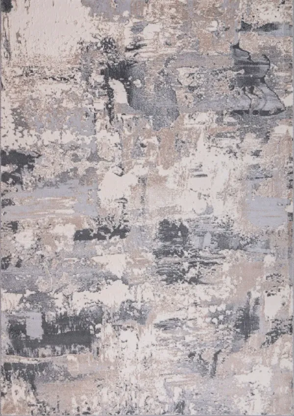 Buxton 9' x 13' Area Rug - Gray/Beige