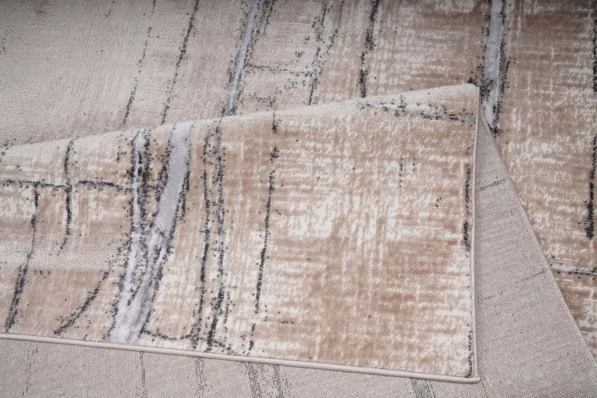 Davide 6' x 9' Area Rug - Beige/Gray