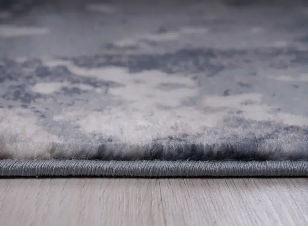 Davide 6' x 9' Area Rug - Gray/Gray